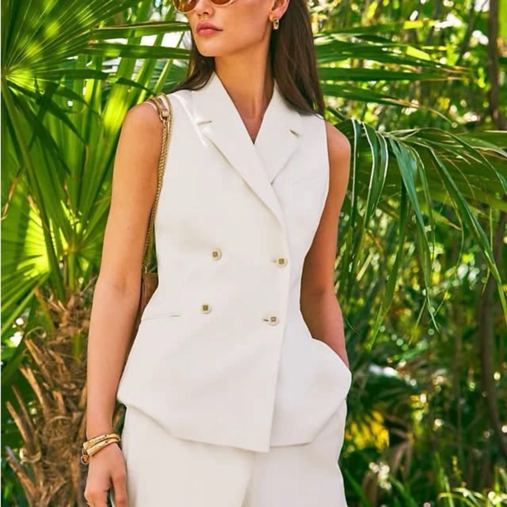 ISO Eudora White Vest